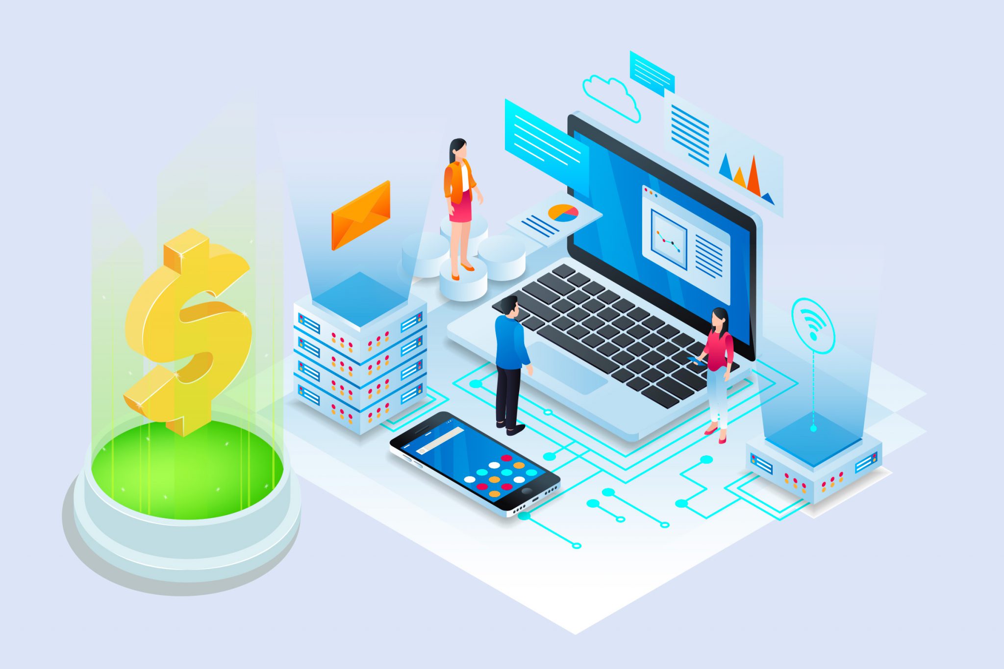 Curated visual reference: Visual Reference: Network Design Cost